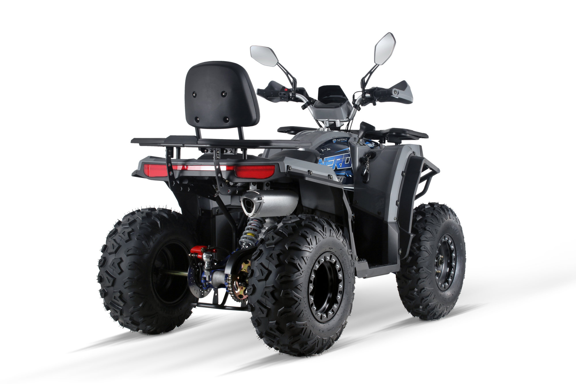 Quad mit Schneeschild ATV 200 cc mit E.Seilwinde 120 cm Schneeschild, Winterquads ohne Straßenzulassung, Quad