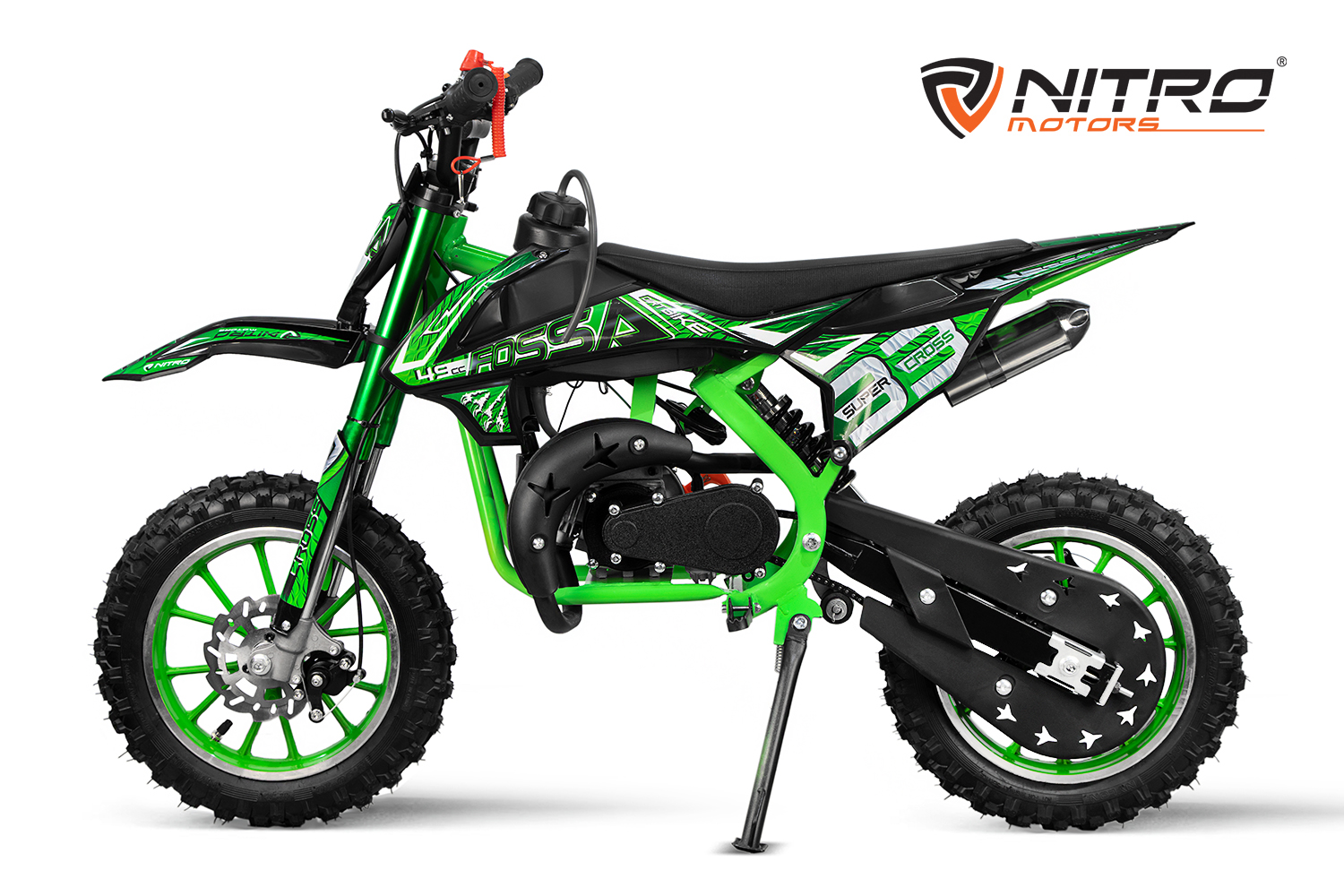 Menila Import - Nitro Motors Fossa 49cc Pullstart Dirtbike 10 Zoll Crossbike